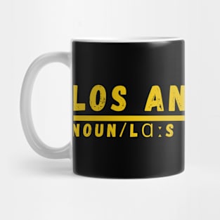 Word Los Angeles Mug